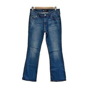 Levi's 518 Superlow Bootcut Jeans Womens 13M Medium Wash Stretch Y2K Blue Sz 31